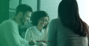 Empresários discutindo sobre payback